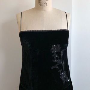 Black Velvet Betsey Johnson Baby Doll Dress